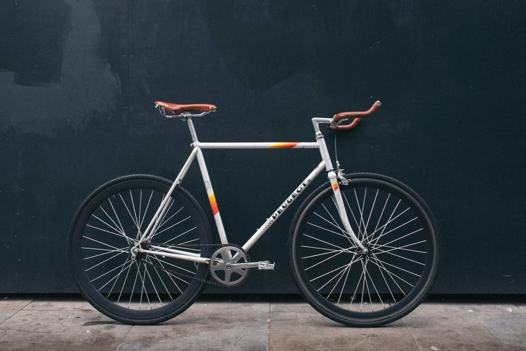 Bicycle leaning against a wall representing cyclist injury claims