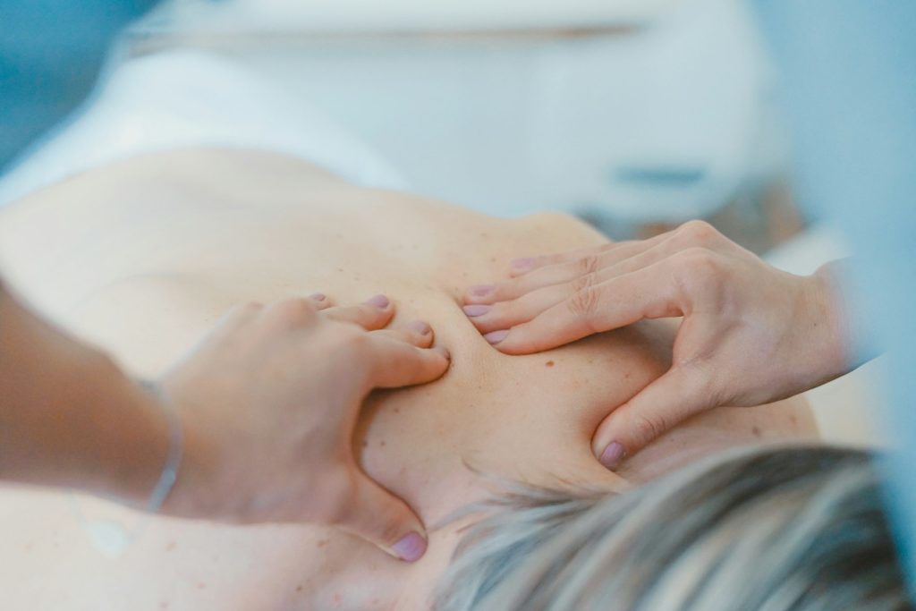 Physiotherapy treatment representing rehabilitation and medical care